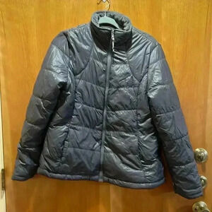 Gray puffer size large